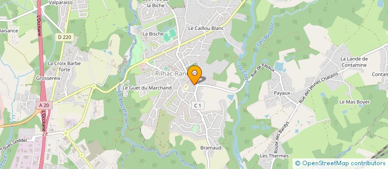 localisation de l'entreprise MADAME VIRGINIE BOULESTEIX  RILHAC-RANCON