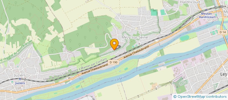 localisation de l'entreprise MADAME VIRGINIE BOULOT à MEZY-SUR-SEINE