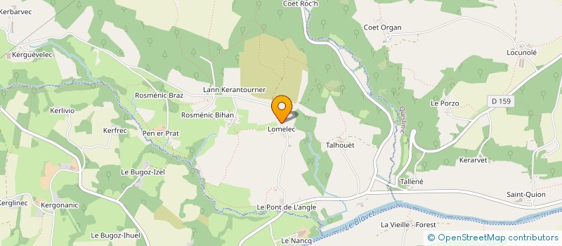 localisation de l'entreprise MADAME VIRGINIE BOURDET  LANVAUDAN