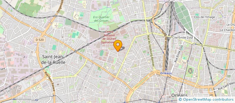 localisation de l'entreprise MADAME VIRGINIE BOURDIN à ORLEANS