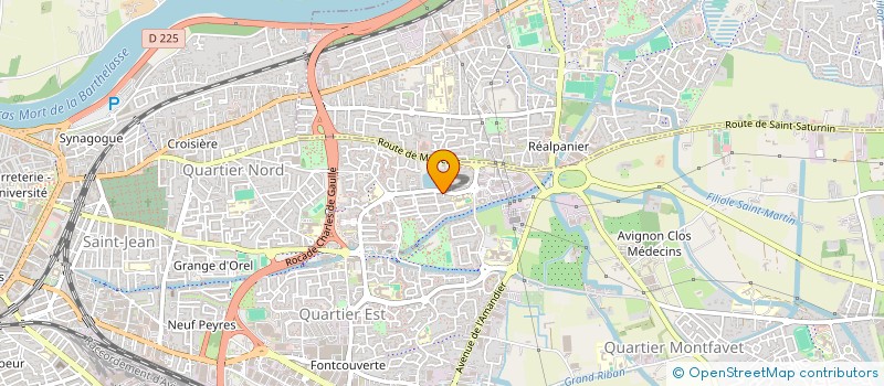 localisation de l'entreprise MADAME VIRGINIE BOURGE  AVIGNON