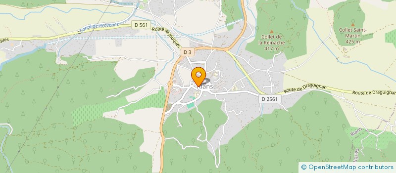 localisation de l'entreprise MADAME VIRGINIE BOURGEOIS à RIANS