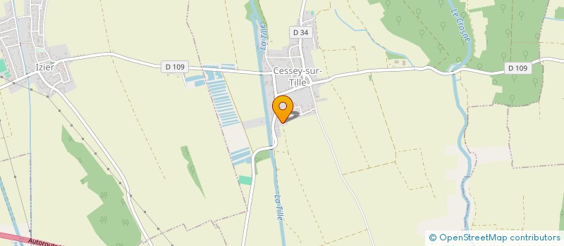 localisation de l'entreprise MADAME VIRGINIE BOURGEOIS  CESSEY-SUR-TILLE