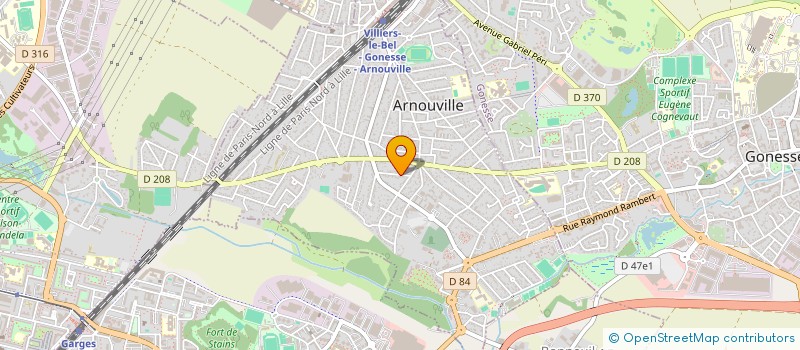 localisation de l'entreprise MADAME VIRGINIE BOURGEOIS  ARNOUVILLE