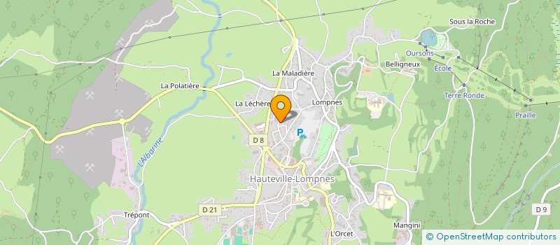 localisation de l'entreprise MADAME VIRGINIE BOURNAY à PLATEAU D'HAUTEVILLE