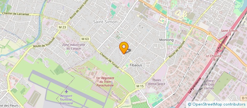 localisation de l'entreprise MADAME VIRGINIE BOURQUIN à TOULOUSE