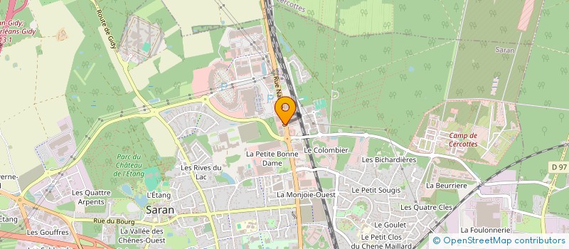 localisation de l'entreprise MADAME VIRGINIE BOUTET  SARAN