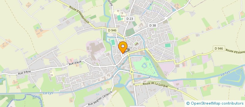 localisation de l'entreprise MADAME VIRGINIE BOUVE  MERVILLE