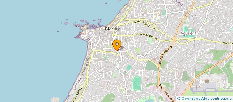 localisation de l'entreprise MADAME VIRGINIE BOUVERET à BIARRITZ