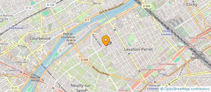 localisation de l'entreprise MADAME VIRGINIE BRAND  LEVALLOIS-PERRET