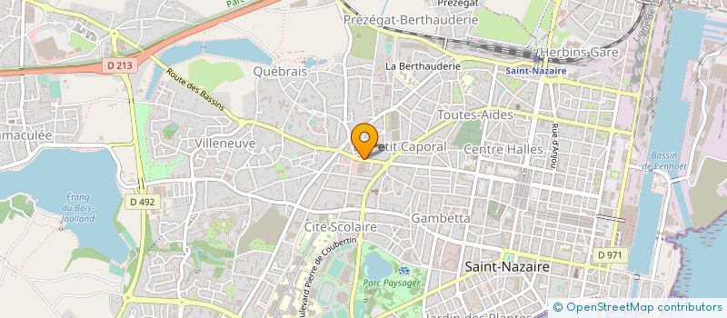 localisation de l'entreprise MADAME VIRGINIE BRAY à SAINT-NAZAIRE