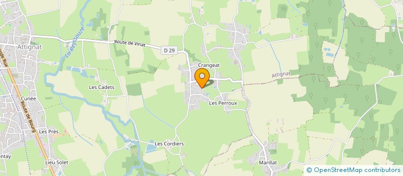 localisation de l'entreprise MADAME VIRGINIE BRAYARD  ATTIGNAT