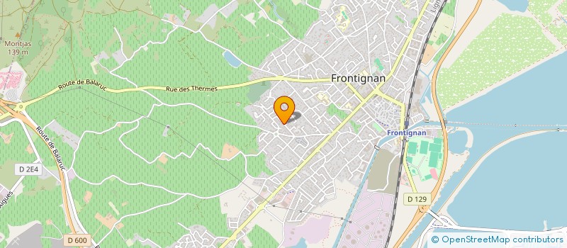 localisation de l'entreprise MADAME VIRGINIE BRESLER à FRONTIGNAN