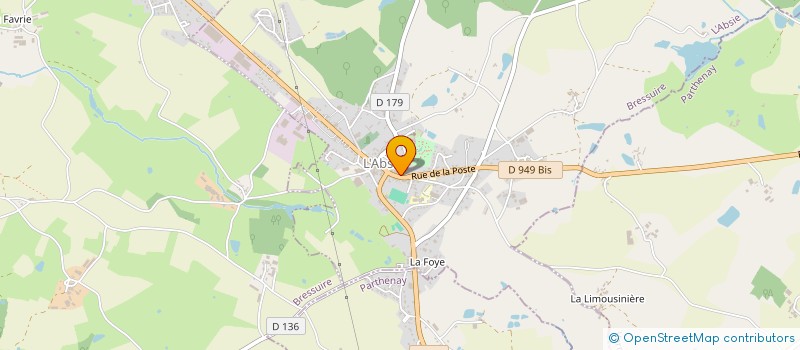 localisation de l'entreprise MADAME VIRGINIE BRETON  L'ABSIE