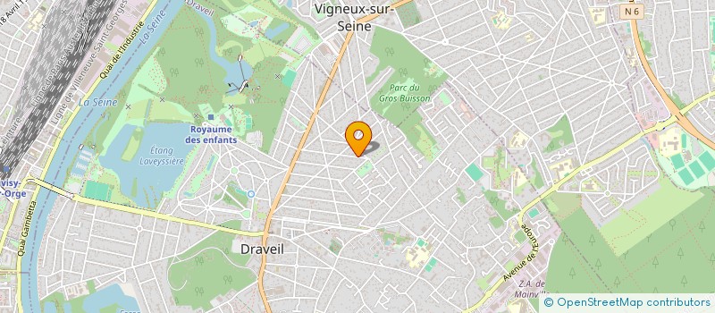 localisation de l'entreprise MADAME VIRGINIE BREUS à DRAVEIL