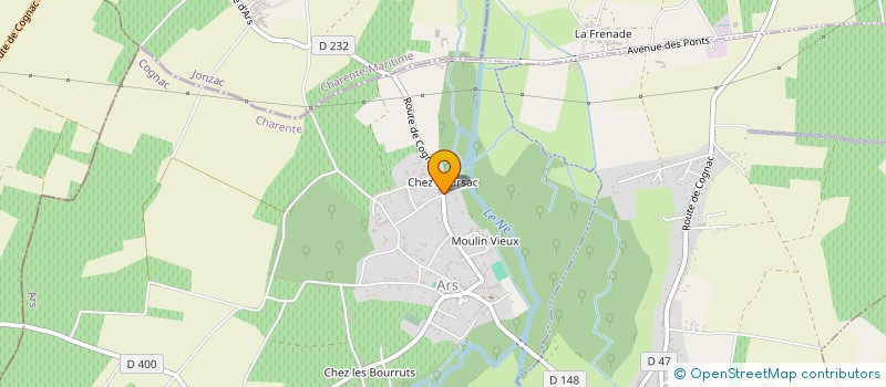 localisation de l'entreprise MADAME VIRGINIE BRIAND  ARS