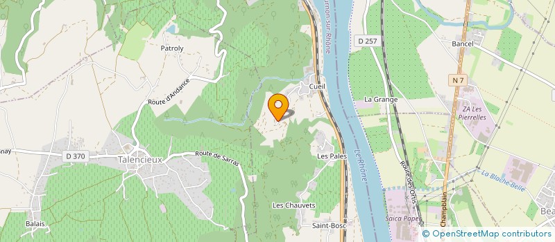 localisation de l'entreprise MADAME VIRGINIE BRIATTE à ANDANCE