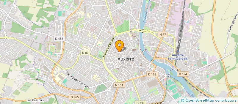 localisation de l'entreprise MADAME VIRGINIE BRICAGE à AUXERRE