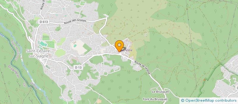 localisation de l'entreprise MADAME VIRGINIE BRICHARD à SAINT-CEZAIRE-SUR-SIAGNE