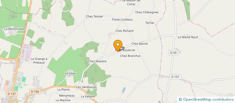 localisation de l'entreprise MADAME VIRGINIE BRILLOUET  MIRAMBEAU