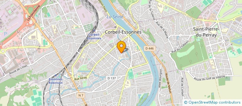 localisation de l'entreprise MADAME VIRGINIE BRISAC à CORBEIL-ESSONNES