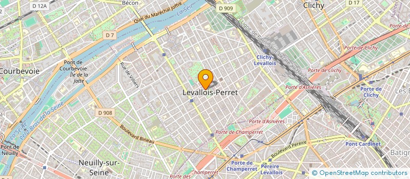 localisation de l'entreprise MADAME VIRGINIE BRISSAUD à LEVALLOIS-PERRET