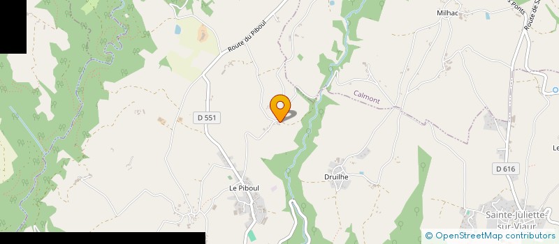 localisation de l'entreprise MADAME VIRGINIE BRISSET  ARVIEU