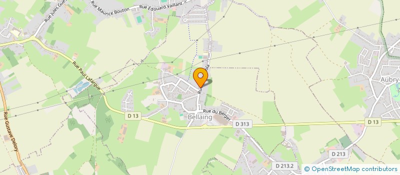 localisation de l'entreprise MADAME VIRGINIE BRISVILLE  BELLAING