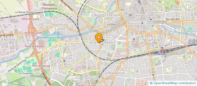localisation de l'entreprise MADAME VIRGINIE BRIZE à RENNES