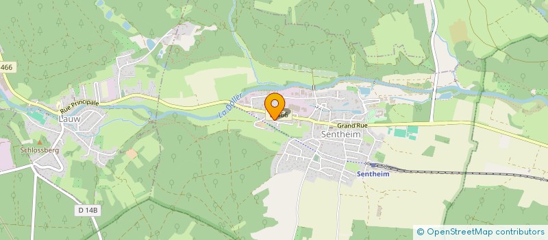 localisation de l'entreprise MADAME VIRGINIE BRODBECK  SENTHEIM