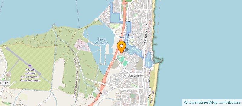 localisation de l'entreprise MADAME VIRGINIE BRODIN  LE BARCARES