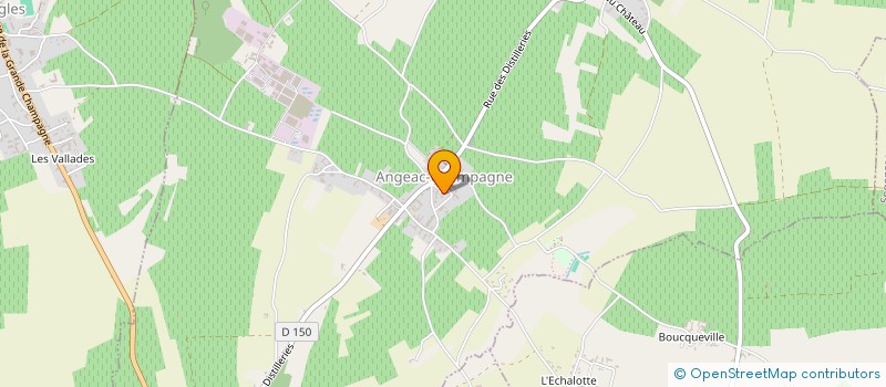 localisation de l'entreprise MADAME VIRGINIE BROUSSE à ANGEAC-CHAMPAGNE