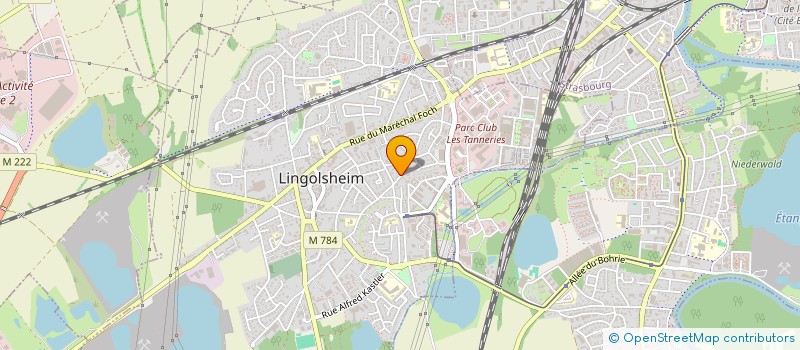 localisation de l'entreprise MADAME VIRGINIE BRUANT  LINGOLSHEIM