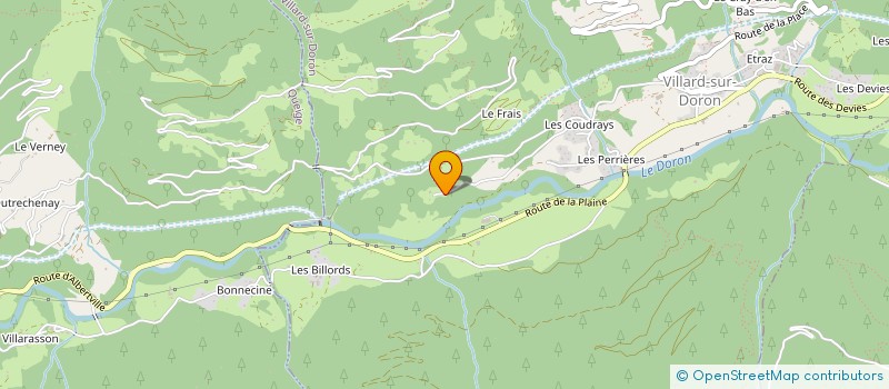 localisation de l'entreprise MADAME VIRGINIE BRUCELLE  VILLARD-SUR-DORON