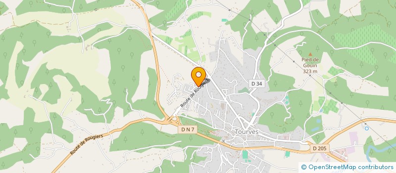 localisation de l'entreprise MADAME VIRGINIE BRUCK  TOURVES