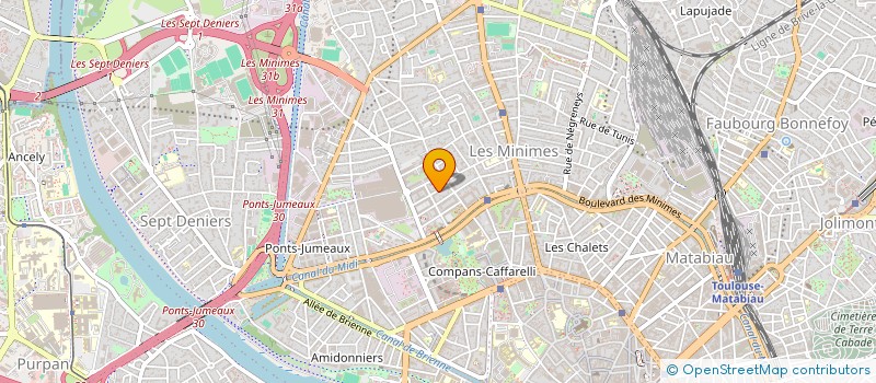 localisation de l'entreprise MADAME VIRGINIE BRUEL  TOULOUSE