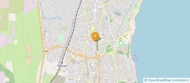 localisation de l'entreprise MADAME VIRGINIE BRUN  ISTRES