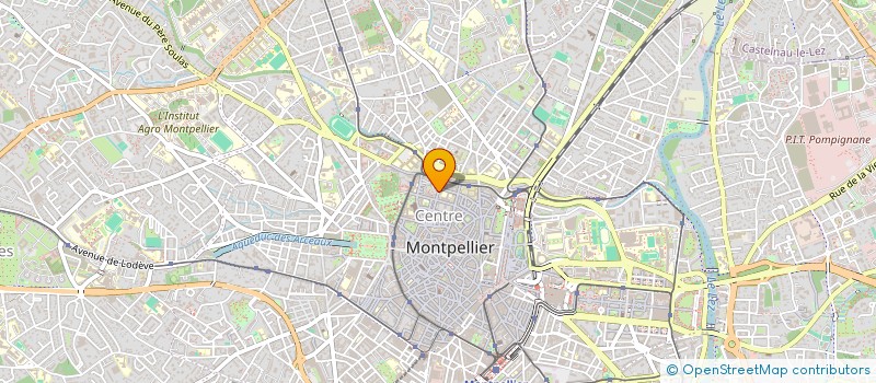 localisation de l'entreprise MADAME VIRGINIE BRUN à MONTPELLIER