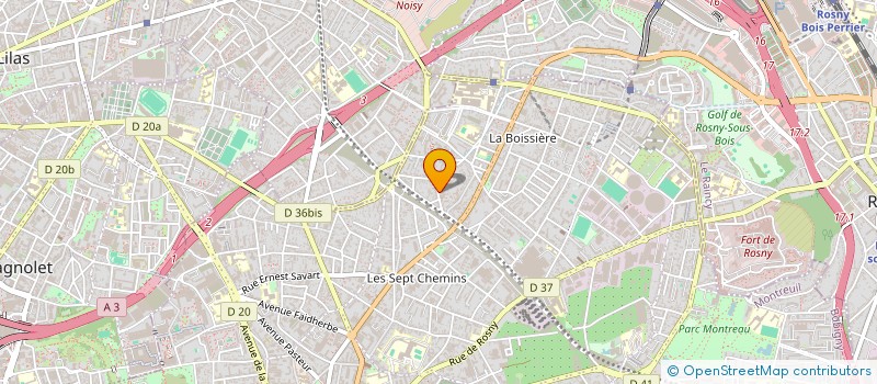 localisation de l'entreprise MADAME VIRGINIE BRUNCHER à MONTREUIL