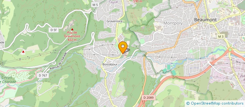 localisation de l'entreprise MADAME VIRGINIE BUCH  CEYRAT