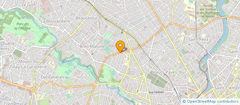 localisation de l'entreprise MADAME VIRGINIE BUSSELEZ  NANTES