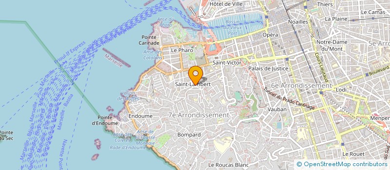 localisation de l'entreprise MADAME VIRGINIE CACOS à MARSEILLE