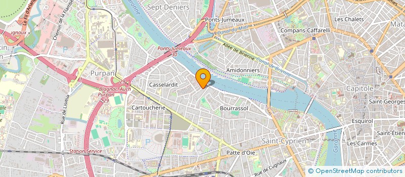 localisation de l'entreprise MADAME VIRGINIE CADENE à TOULOUSE