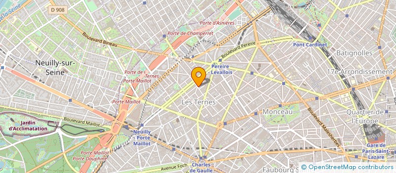 localisation de l'entreprise MADAME VIRGINIE CADET DE FONTENAY  PARIS