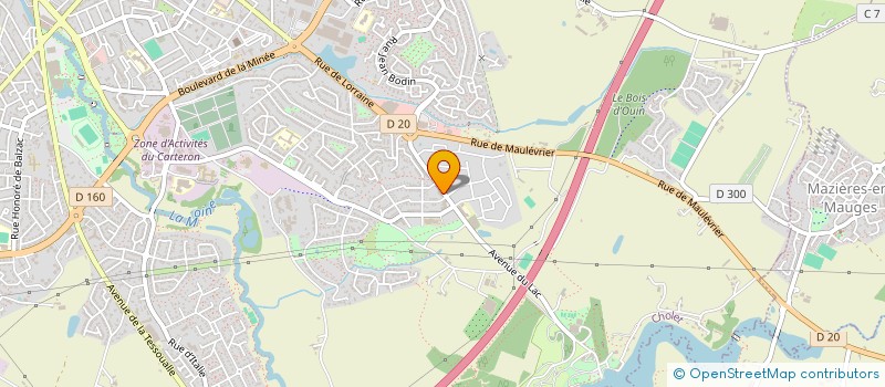 localisation de l'entreprise MADAME VIRGINIE CAFFIN-ALLENIC à CHOLET