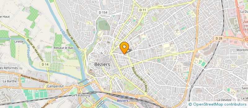 localisation de l'entreprise MADAME VIRGINIE CAILLAT à BEZIERS
