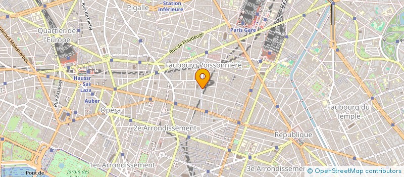 localisation de l'entreprise MADAME VIRGINIE CAILLET  PARIS