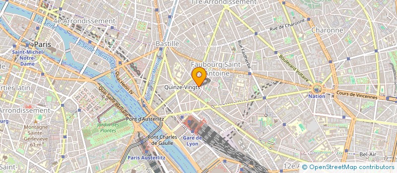 localisation de l'entreprise MADAME VIRGINIE CALO  PARIS