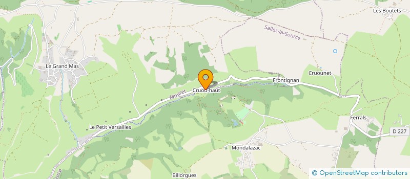 localisation de l'entreprise MADAME VIRGINIE CALSAT  MOURET