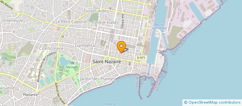 localisation de l'entreprise MADAME VIRGINIE CAMARA  SAINT-NAZAIRE